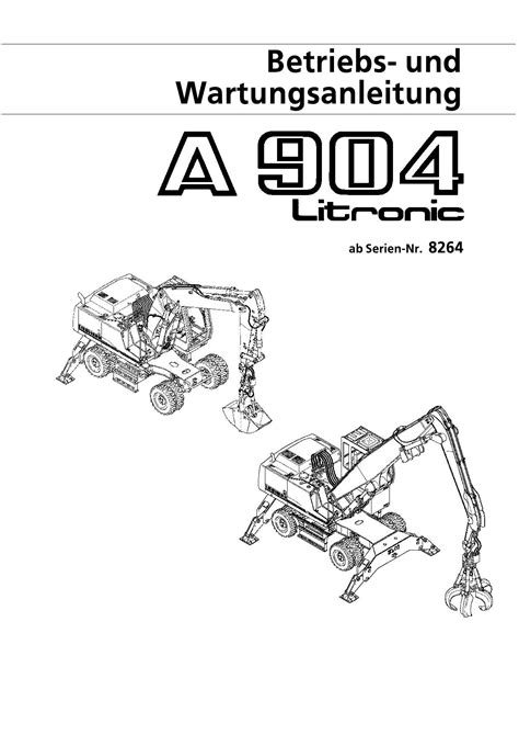 Liebherr a904 litronic hydraulikbagger betrieb wartungsanleitung download von seriennummer 8264. - Colorado real estate manual 2017 edition.