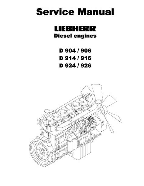 Liebherr d904 d906 d914 d916 d924 926 engine service manual. - 2007 springer softail user manual free.