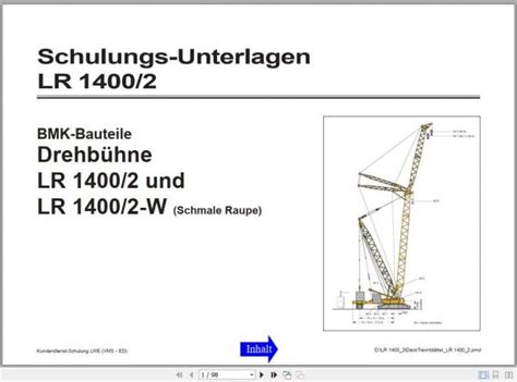 Liebherr lr1400 crawler crane operators manual. - Über kreise und kugeln im riemannschen raum..