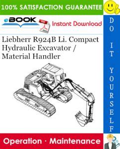 Liebherr r924b li compact hydraulic excavator material handler operation maintenance manual. - Solutions d'examen final de comptabilité avancée.