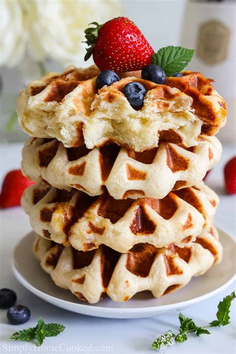 Liege waffles. Are you looking for a delicious waffle recipe that will make your morning breakfast extra special? If so, you’ve come to the right place. This is the best waffle recipe ever and it... 