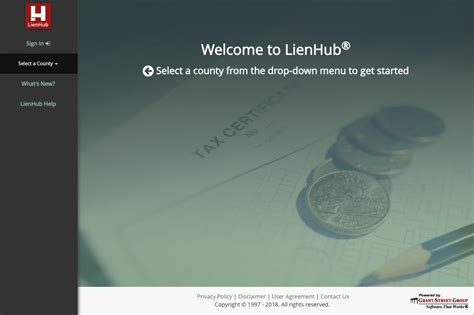 Welcome to LienHub. LienHub will undergo schedule
