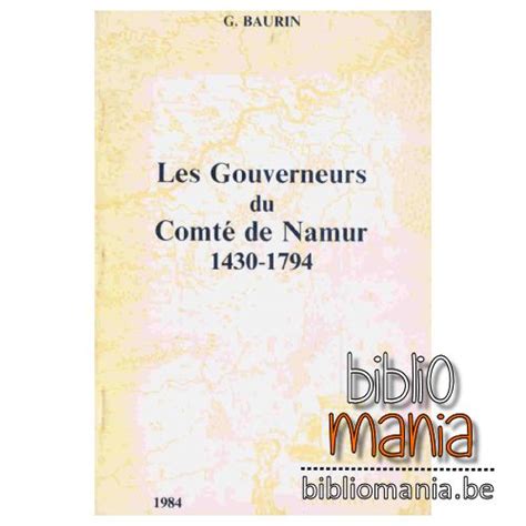 Lieutenants gouverneurs du comté de namur, 1430 1773. - La guida per principianti alle opzioni.