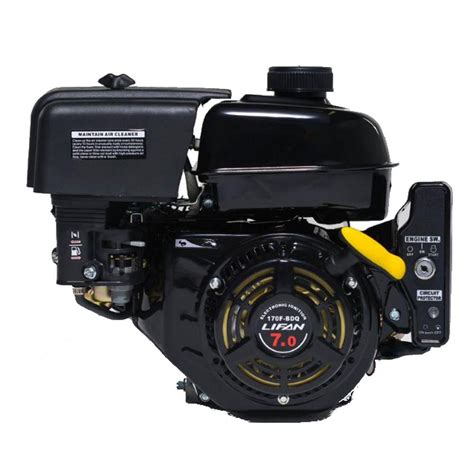 Lifan gas engines.  Durable and efficient, this LIFAN Seven HP Horizontal...
