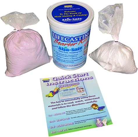 Life Casting Starter Kit With Alja-Safe Alginate - amazon.com