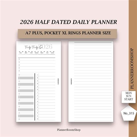 Life System Two Page Day Daily Pages with Scripture