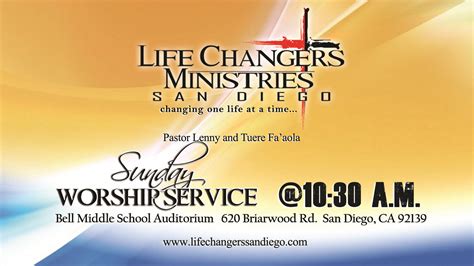 Life changers church. Life Changers Church is a welcoming and affirming church that offers a new worship single, "Here I Am", and a book, "Soul Cure", by Pastor Wayne T. Jackson. Learn how to … 