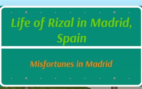 Life of Rizal in Madrid, Spain by Regie Trinidad - Prezi