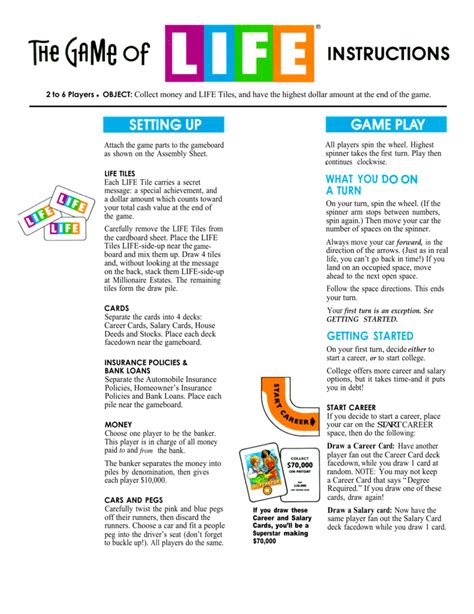 Life rules study guide instructions for the game of life northpoint resources. - Police administration 7th edition study guide.