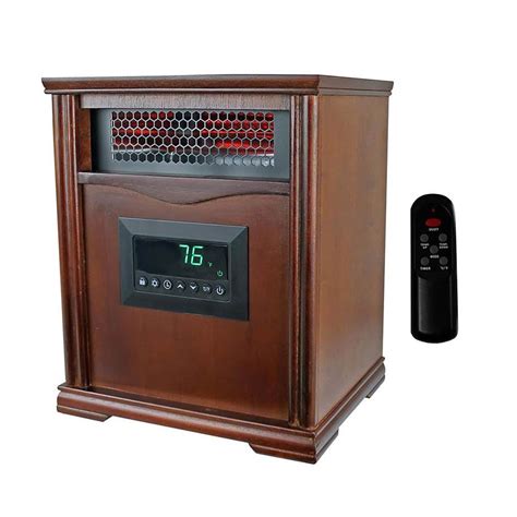The Lifesmart Large Fireplace Heater is ideal for large rooms and comes with a deluxe mantle that adds a bit of class to your living rooms or bedrooms. This infrared heater supplements your home's heat source and makes your home a cozy dream. The heat has 3 different settings, including a 1,500-watt high mode, a 1,000-watt low mode, or an eco .... 