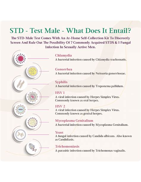 LifeCell STD Test Male Screen for 7 common sexually transmitted inf