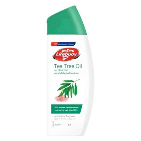 Lifebuoy Anti-Bacterial Body Wash with Tea Tree Oil & Pink Salt