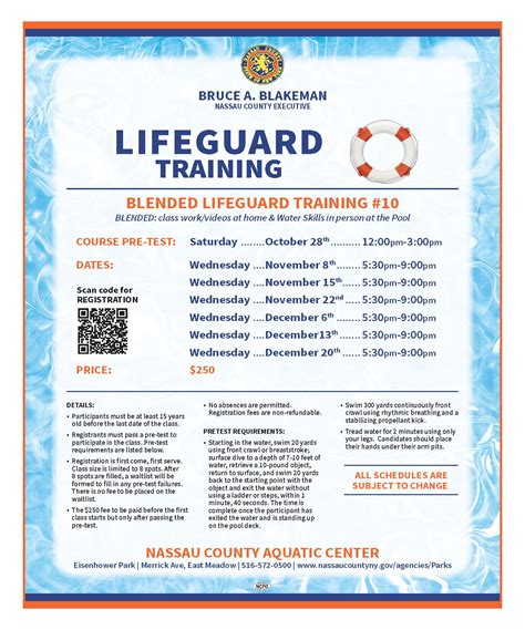 Lifeguard Instruction Course Nassau County, NY - Official Website