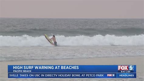 Lifeguards prepare for high surf at local beaches