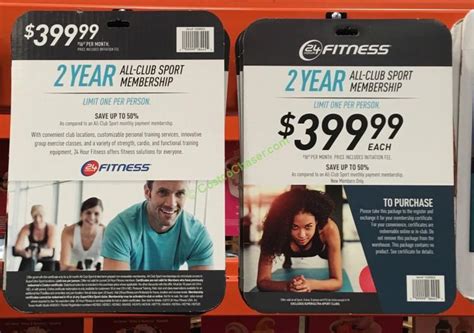 Lifetime fitness costco discount. Mar 1, 2024 · Club Memberships at Costco: There are several Costco stores that provide their customers with reduced membership packages for activities at Lifetime Fitness. As a Costco associate, you have the ability to ask about the discounts and packages that are available at your local Costco store, which might possibly uncover further savings on your path ... 