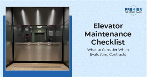 Lift Maintenance and Service Contracts: An introduction