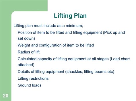 Lifting safety ppt. pdf), Text File (. ppt / .  Key requirements include developing a l...