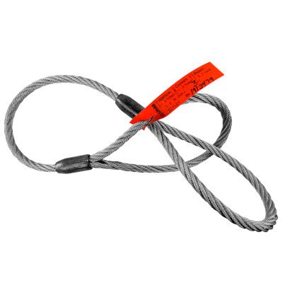 Lifting sling straps.  Cable laid endless sling-mechanical joint is a wire rope...