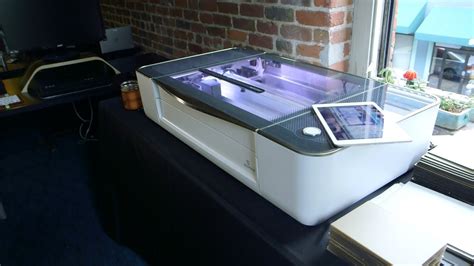 Light 3d printer.  Meet Glowforge, the 3D laser printer that makes magi...