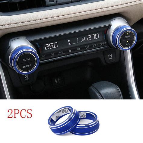 Light Blue Central Console AC Switch Button Trim For Toyota FJ Cruiser ...