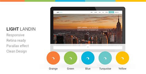 Light Multipurpose Parallax Landing Page By Mutationthemes Themeforest