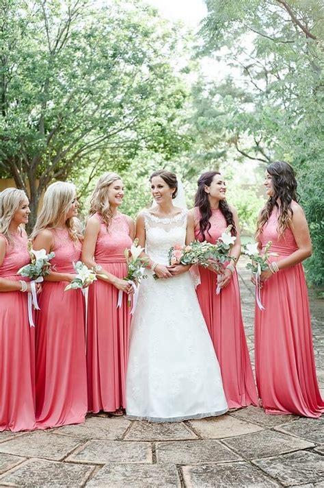 Light Peach Bridesmaid Dresses - June Bridals