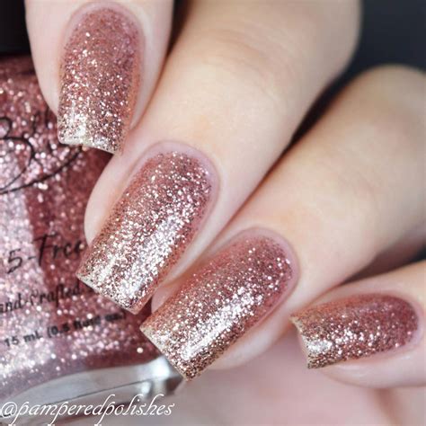 Light Pink Nail Polish With Glitter - Etsy