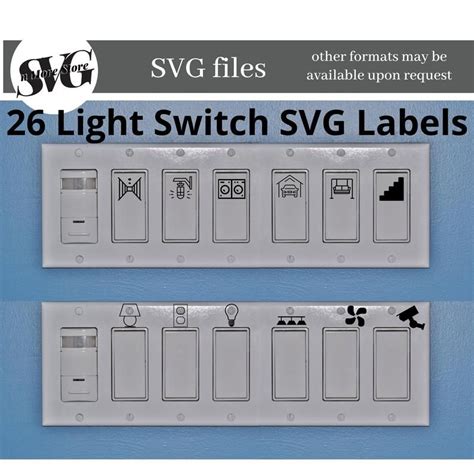 Light Switch Decals