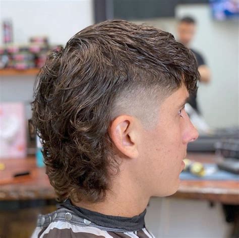 Light permed mullet. A mullet that has been permed. See A.C. Slater and Mike Seaver. 
