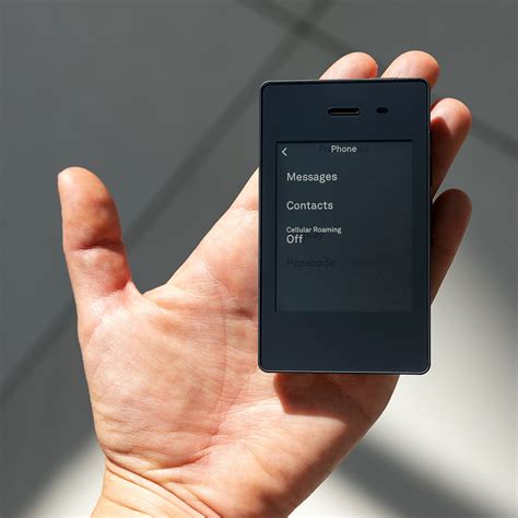 Light Phone II uses an E-Ink display that eliminates the overly stimulating, blue light-emitting brightness typical of an LCD or OLED screen. An E-Ink screen is characterized by its high visibility, contrast, and wide viewing angle, making it easy on the eyes. And it is completely legible in direct sunlight as well as low-light conditions.. 