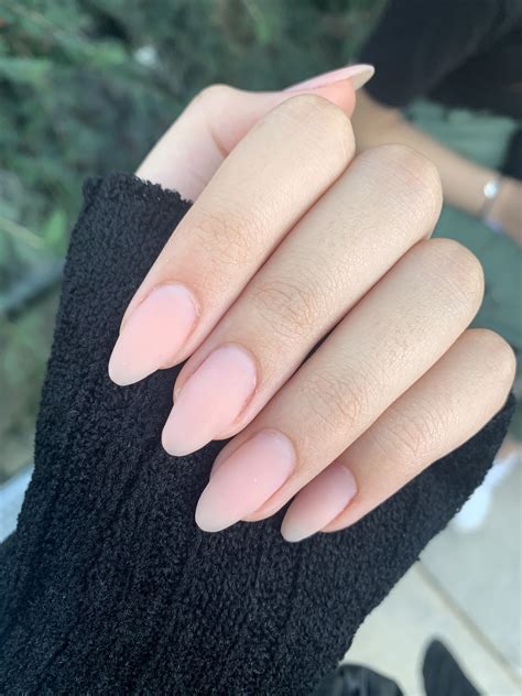 An almond shape and a French manicure are a match made in heave