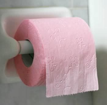 Light pink on toilet paper. Today in the evening before coming home I couldn't hold my urine so I decided to use the office bathroom. First I cleaned the toilet seat with liquid soap and some tissue. Then I put toilet paper around toilet seat then I sat and urinated. Then after I saw some liquid on the lower toilet seat. I didn't seat on liquid. 
