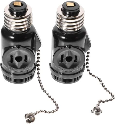 Light socket adapter.  Light sockets normally rely on a two-way switch or beaded chain...