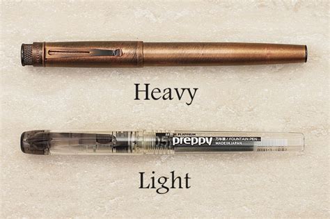 Light vs. Heavy Pens - Fountain & Dip Pens - First Stop - The …