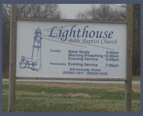 Lighthouse Bible Baptist Church - Fond du Lac, WI » KJV Churches