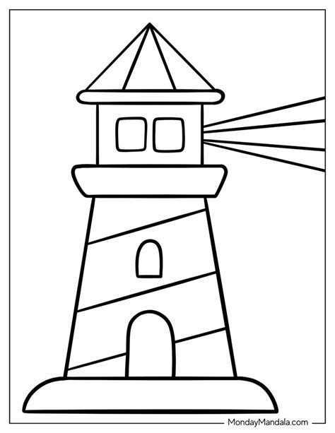 Lighthouse Coloring Shee