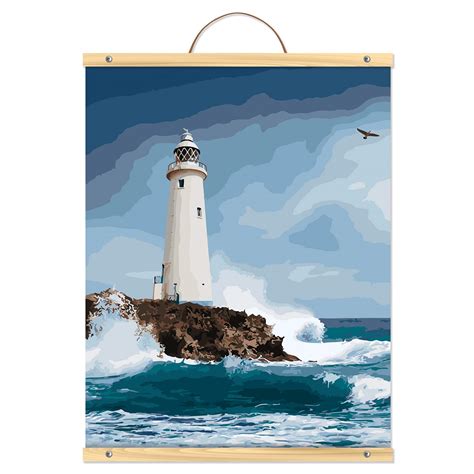 Lighthouse Paint-by-Number Kit by Artist