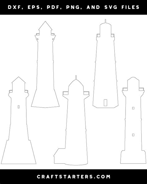 Lighthouse patterns.  Digital Download Instructions for building a yard & garden lighthous...