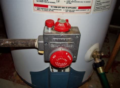 Lighting pilot light on water heater. Let go of the button and check that the pilot light is still lit. If the pilot light goes out, repeat the process above from step 3. If it is lit, move onto the next step. Turn the water heater dial to the "on" position. Now your water heater is back to the on position and operating normally. 