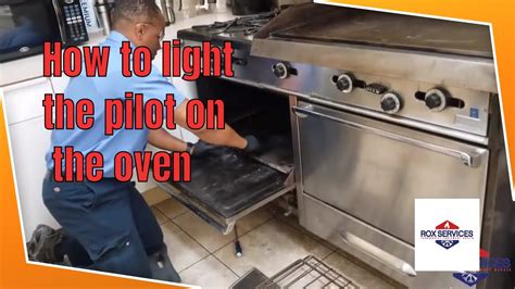 Lighting the pilots on the Stove/Oven - YouTube