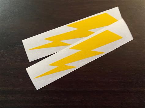 Lightning Bolt Decal - Etsy