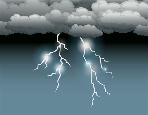 Lightning Storm Drawing