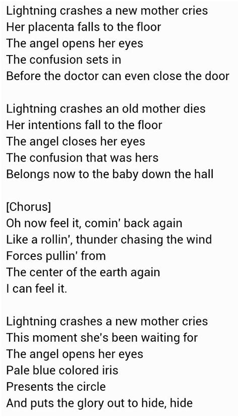 Lightning crashes lyrics. Things To Know About Lightning crashes lyrics. 