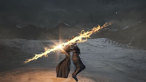 Elden Ring Lightning Spear Notes and tips. Updated to patch 1.07.See Patch Notes for details.; Lightning Spear can be paired with Stone of Gurranq since it has a faster cast time, recovery time, and similar range in distance. If you land a Stone of Gurranq on an enemy you can do a follow-up with Lightning Spear to get a true …