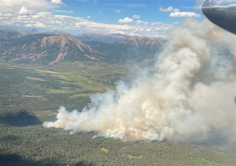 Lightning-sparked Lowline fire expands in forest northeast of Gunnison, forcing evacuations