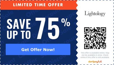 Lightology promo code. Lightology is offering Verified Offer: 10% Off Discount. Appy the above discount code & voucher code, enjoy discount prices when you use this discount at Lightology. Save … 