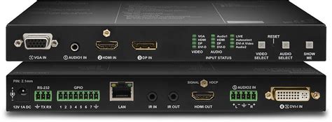 Lightware hdmi vga switcher. 1 HBR audio.  The unit can also handle HDCP encrypt...