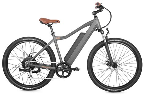 Lightweight ebike. This bike is relatively lightweight, weighing just 50.2lb, and comes with Schwalbe Big Apple 55mm tires suitable for bumpy pavement. In addition, the aluminum frame is loaded with an extra-long rack that can support 110lb. ... Choose this Cannondale mid-drive eBike if you want a powerful urban e-bike with touring capabilities. Buy from REI. 9 ... 