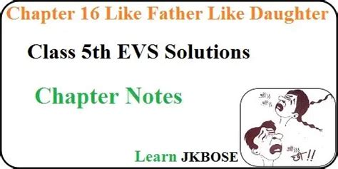 Like Father Like Daughter Class 5 Chapter Notes Learn JKBOSE
