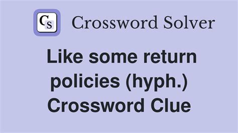 Like Some Sheets Hyph Crossword